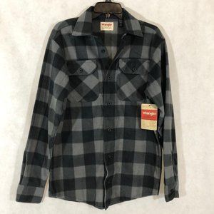 Wrangler Authentics Men's Long Sleeve Plaid Fleece